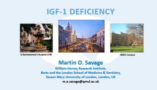 IGF-1 Deficiency Martin Savage