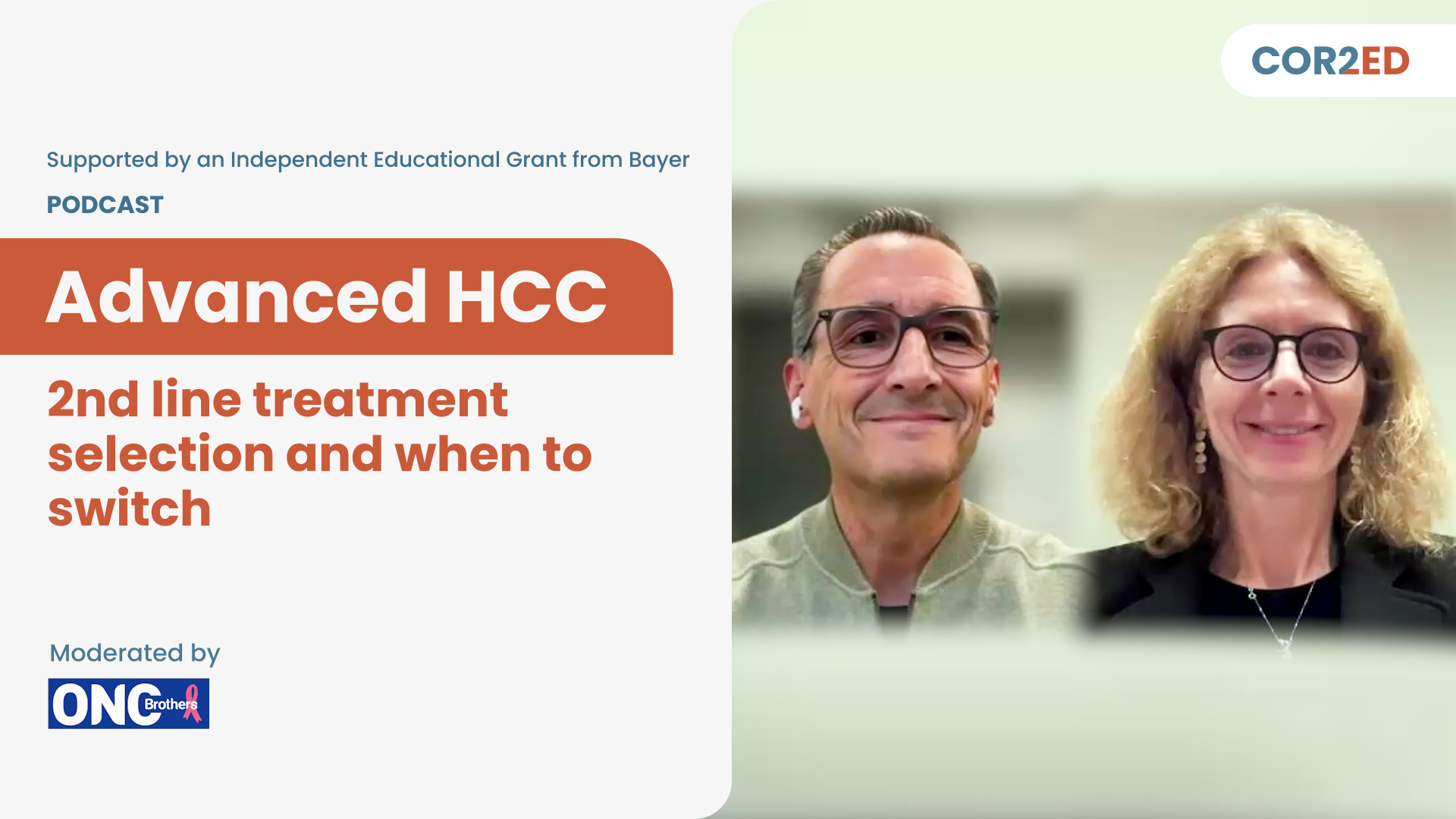 HCC podcast series part 2: 2nd line treatment in advanced HCC and when to switch